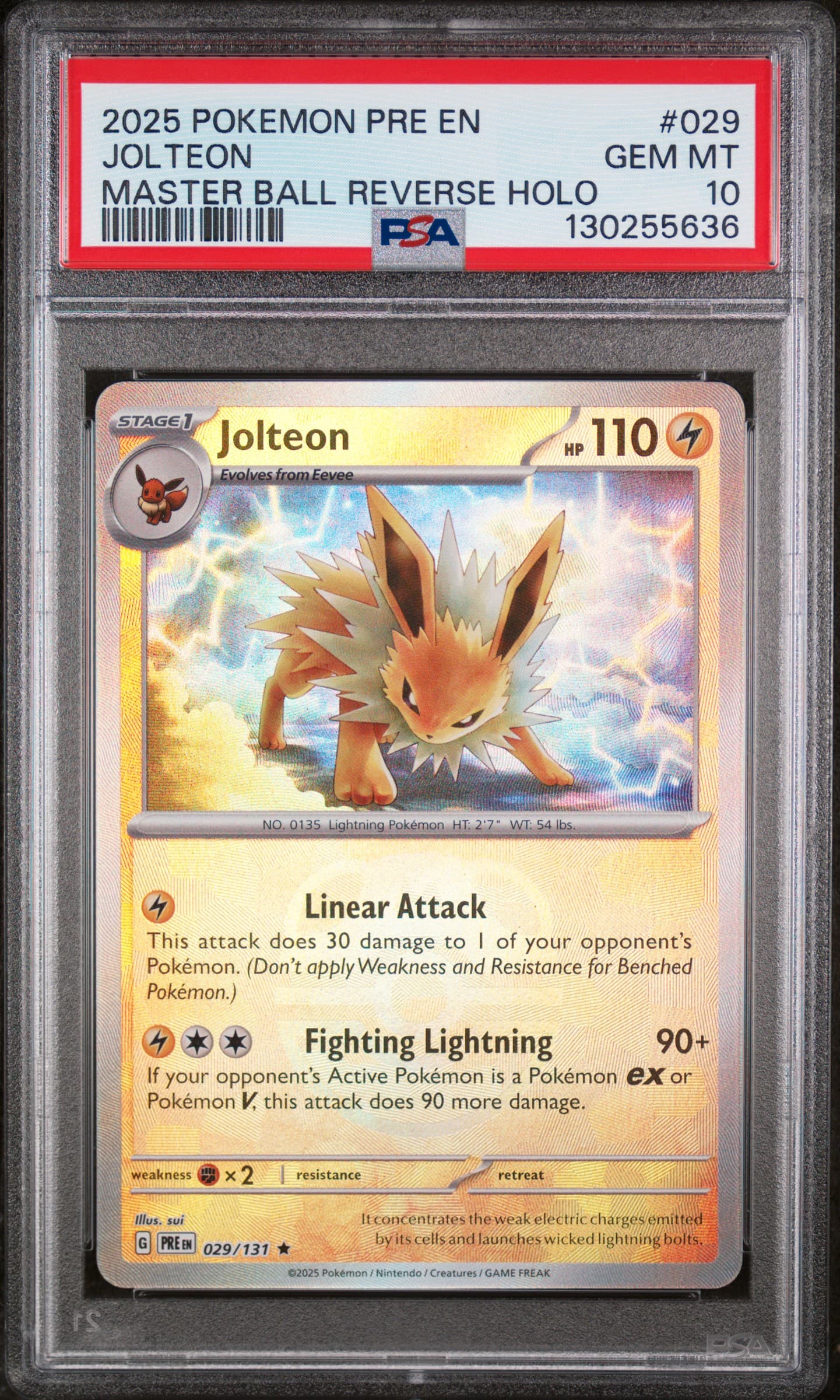 Jolteon PSA 10