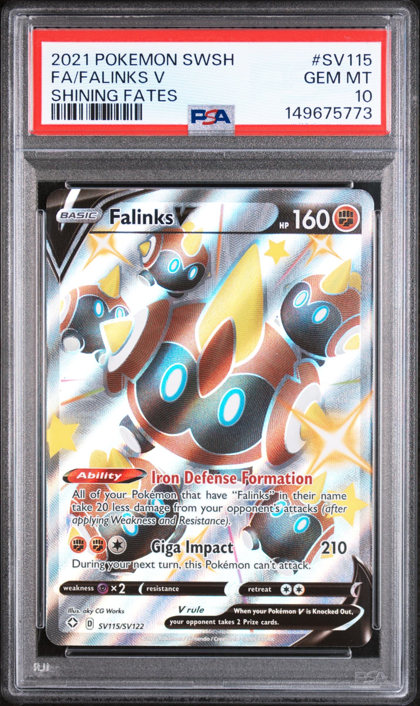 Falinks V PSA 10