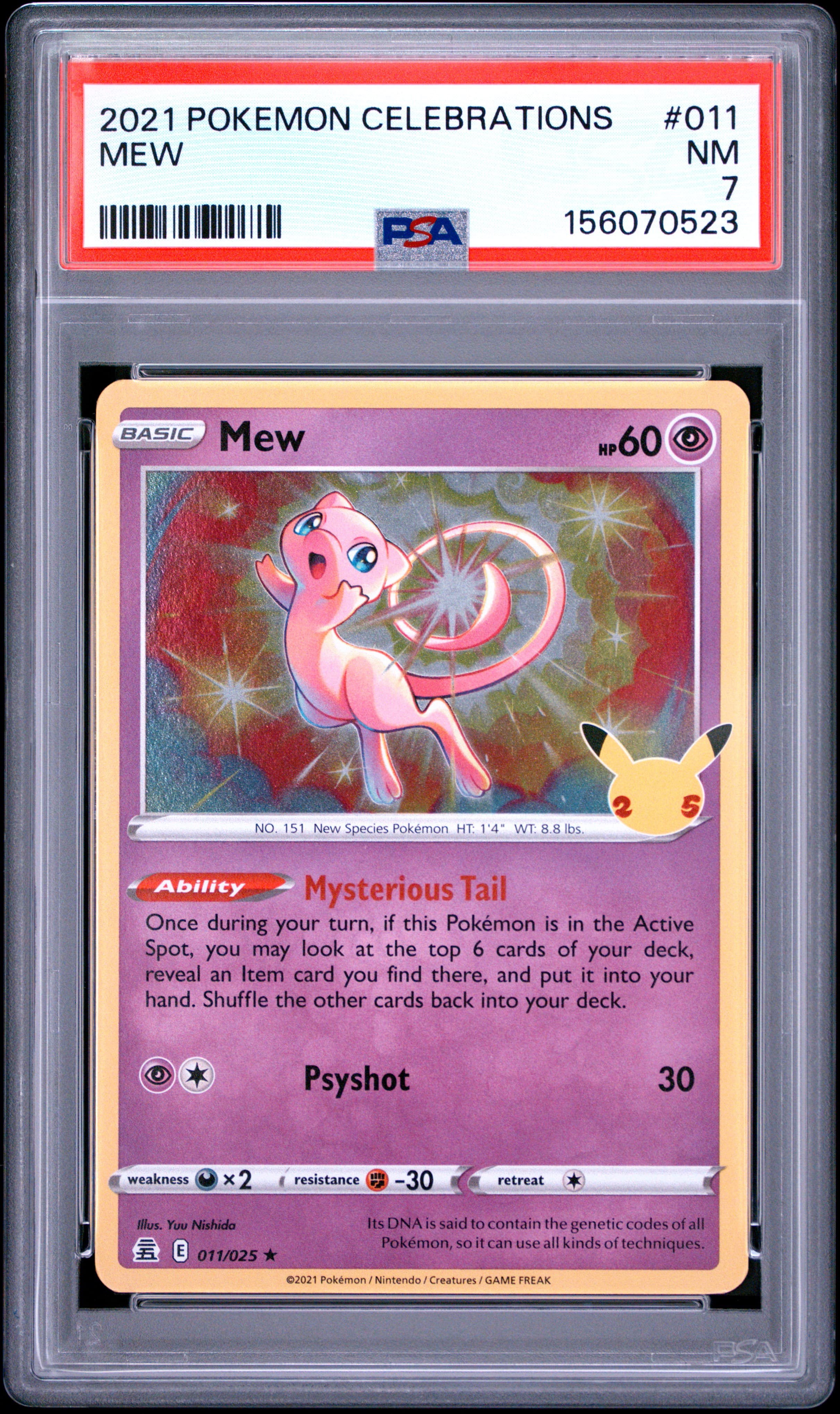 Mew PSA 7